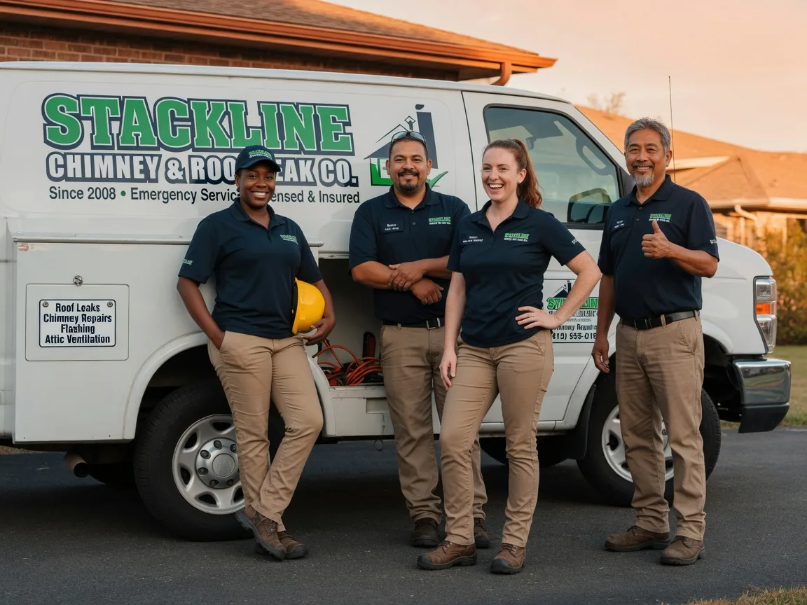 Chimney flashing repair company in Lockridge, IA